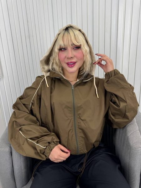 کاپشم رنگ قهوه ای