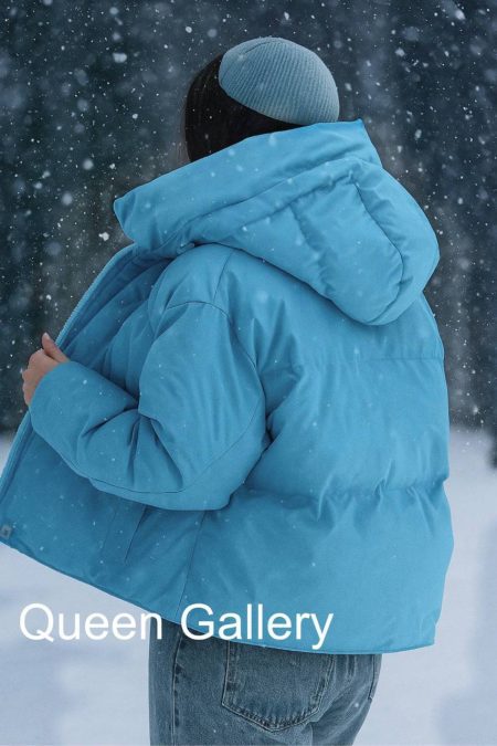 کاپشن رنگ آبی