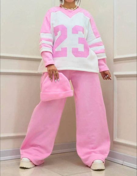 ست رنگ صورتی روشن